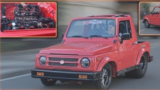 Suzuki Samurai 20b Rotary 🇵🇷 (3 rotors) Owner of Don Frappé Puerto Rico #rotary #dragrace #rotary