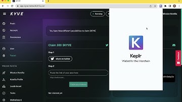 How To Connect Keplr wallet for Kyve Testnet .