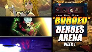 DO THIS NOW!! WEEK 1 HEROES ARENA IS BUGGED! LOTS OF GEMS AND REWARDS! | 7DS Grand Cross screenshot 5