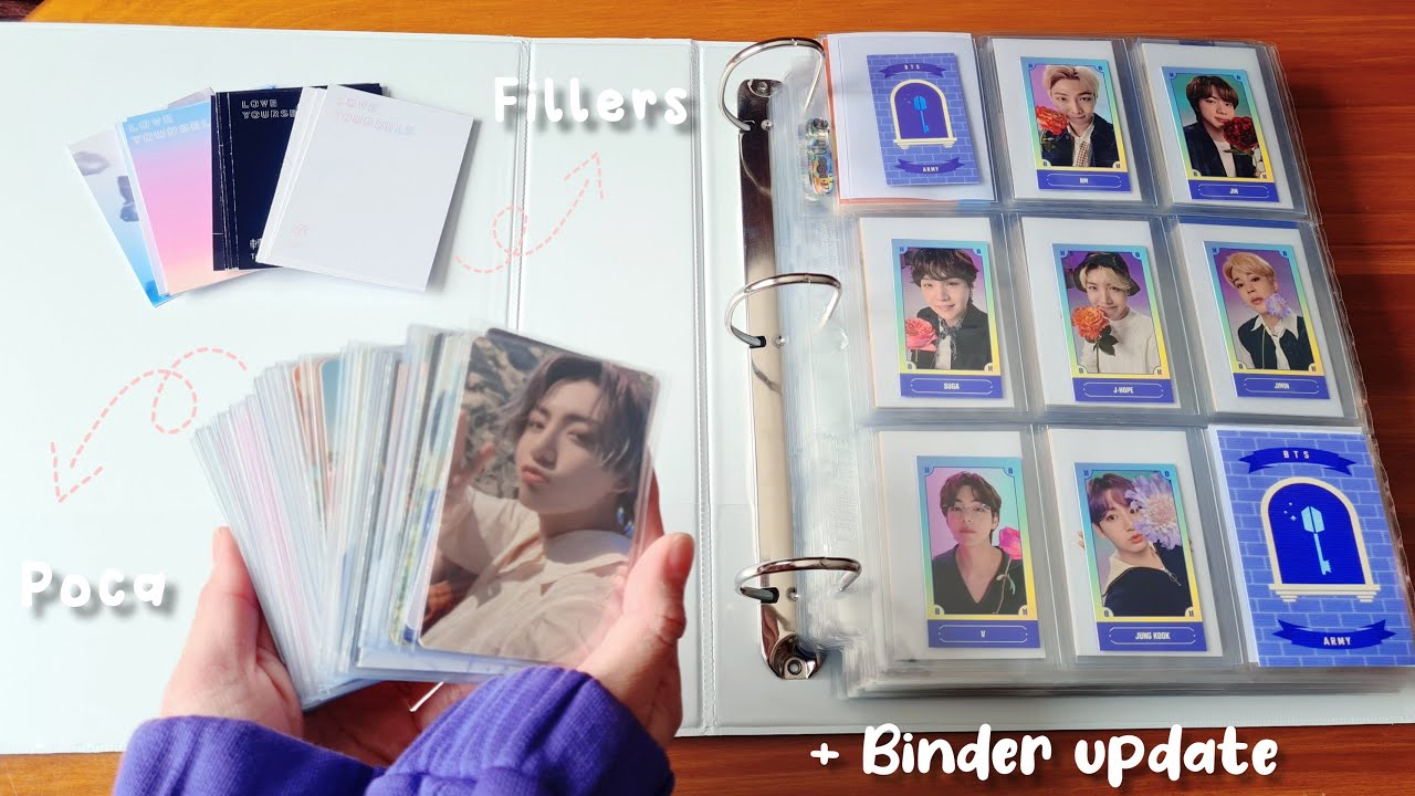 Putting new BTS photocards + Binder update (October 2021) #3