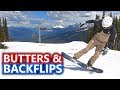 Butters & Back Flip Tricks - Whistler Snowboarding