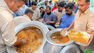 Famous Friday Biryani - Sadar Market Madani Jummah Biryani | Street Food Beef Thaal Masala Biryani