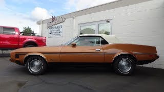 1973 Ford Mustang Convertible - A Start-Up & Complete Documentation 1973 Ford Mustang Convertible - A Start-Up & Complete Documentation