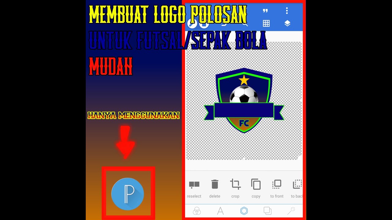 Cara membuat logo Futsal/sepakbola yang simple dan keren||RCR Logo's