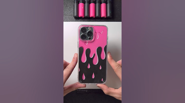Satisfying Phone Case with Drip Technique! 💖✨🎨 #artandcraft
