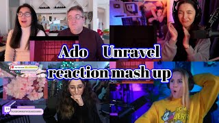 Ado　Unravel　Reaction Mash Up!
