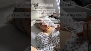 First laparoscopy vs second laparoscopy 🎗️❤️‍🩹#adenomyosis #endometriosis #fitness