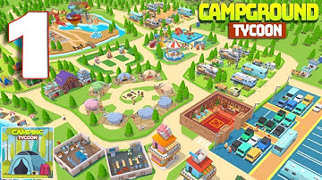 Camping Tycoon - Gameplay Walkthrough Part 1 (iOS, Android)