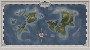 Timelapse Fantasy World Map for D&D in Photoshop