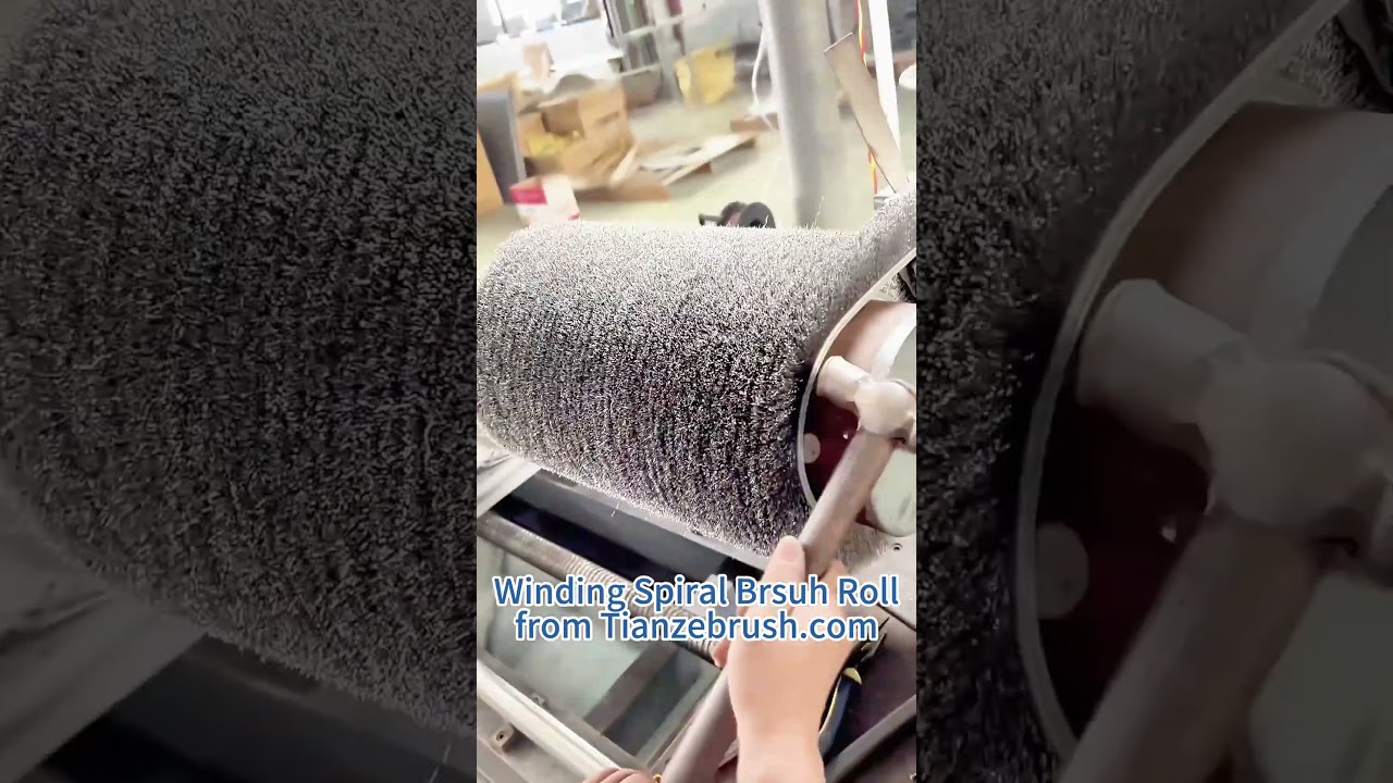 Winding Spiral Strip Roller Brushes: Everything you need to know for abrasive brushes.  