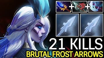Drow Ranger Real Monster – Brutal Frost Arrows No Mercy Dota 2