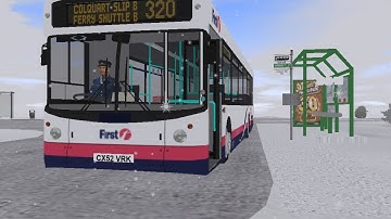 omsi 2 Great_ColquartLHD masp route 320 to Colquart Slip in the snow