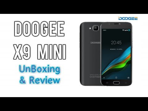 DOOGEE X9 MINI Smartphone Libre - Android 6.0 3G, 5 Pulgadas, Barato | UnBoxing + Review