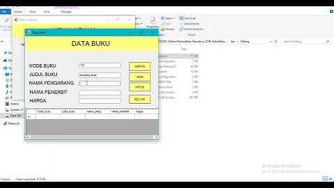 Project UAS | Pemograman Visual Studia | Data Buku | STMIK ROYAL KISARAN