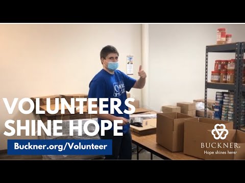 Volunteers help serve children and families in need