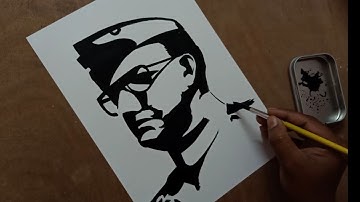 Painting Netaji Subhash Chandra Bose