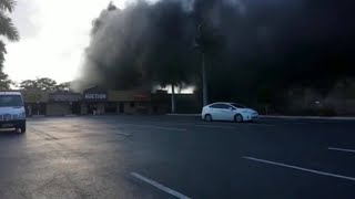 Fire Breaks Out In Sunrise Shopping Plaza