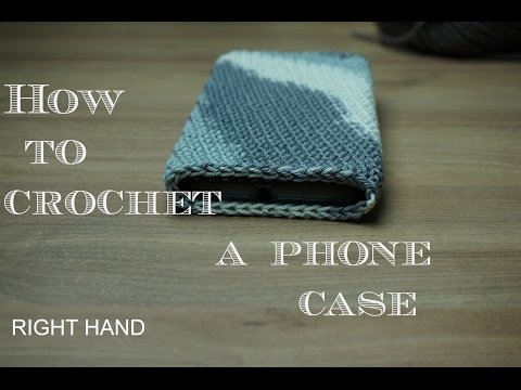 How to knit phone pouch, simple phone pouch with straight knitting needle, stocknitte pattern. 