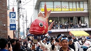 唐津くんち 2019 お旅所神幸  大手口より各町内へ