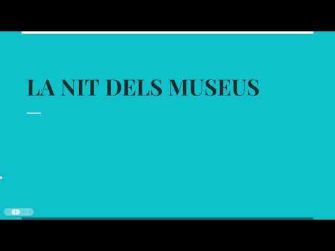 Vídeo: Informació sobre la Nit dels Museus de París 2020