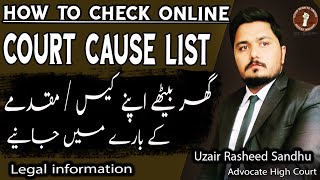 How to Check Online Court Cause List | Know Your Case Status Online screenshot 2