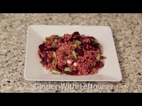 Healthy Salad For Dinner Using Leftovers And Just Ingredients-11-08-2015