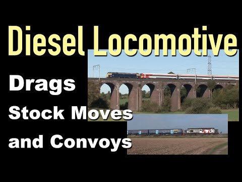 Diesel Locomotive Drags Stock Moves and Convoys 2016-2917