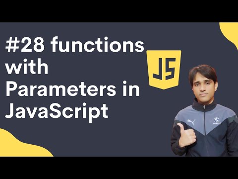 28 functions with Parameters in JavaScript in Hindi | Shubham Jangid