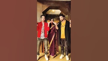 #bhagyalakshmi serial actrees Aishwarya khare nd Rohit Suchanti nd Aman Gandhi #shorts #viralvideo