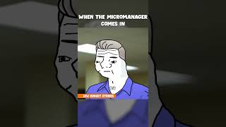 When the micromanager comes in
