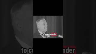 Hendrik Verwoerd says the only way you can achieve peace in South Africa is by separating people