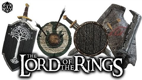 Crafting the SHIELDS OF MIDDLE EARTH with XPS foam