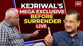 Arvind Kejriwal Exclusive Interview LIVE: Kejriwal's Big Interview Before Surrendering Today