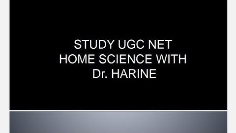 UGC NET/SET, CDPO- Home Science - Textile unit Introduction- For Mock test series see description.