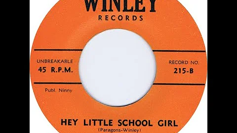 The Paragons - Hey Little School Girl 1957 UT