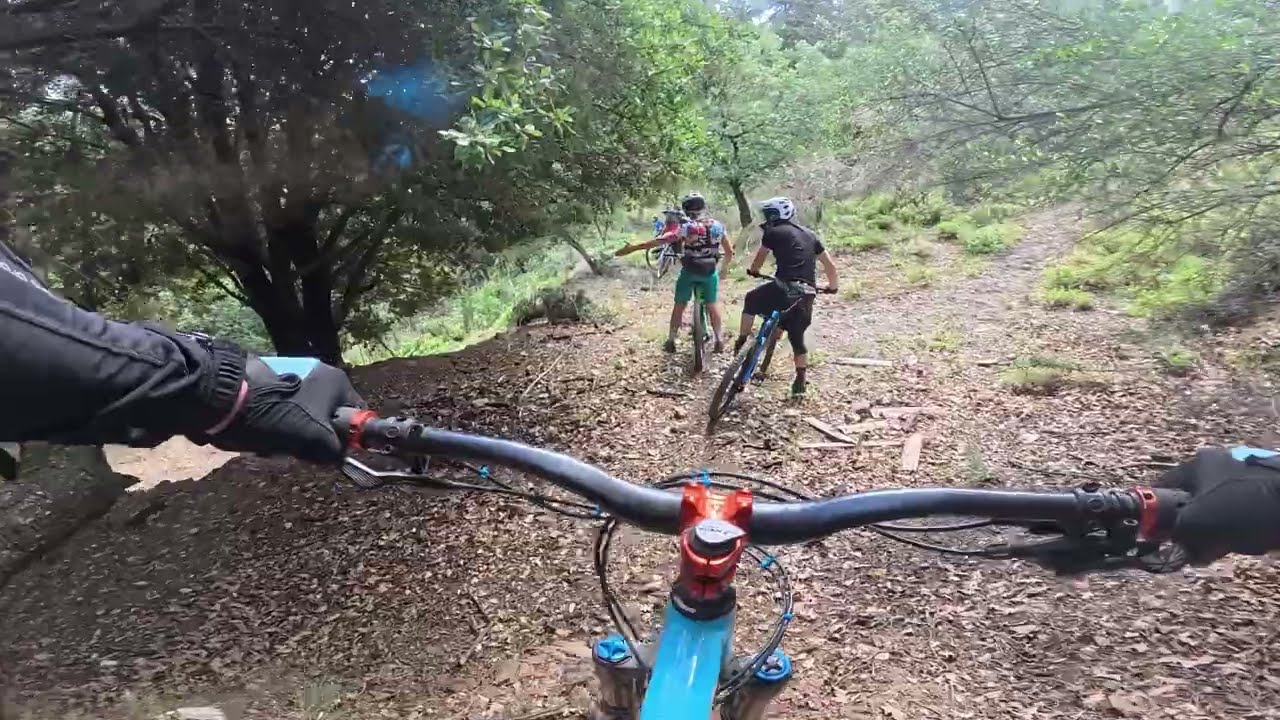 Nemo mtb trails 01/06/2025 with a crash of Nikos