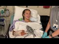 Teen Has Surgery / Waking Up From Anesthesia