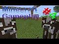 Making a cow farm  minecraft lets play part 4