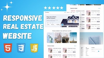 🏠 Real Estate Website Using HTML, CSS & JavaScript | Project for Beginners