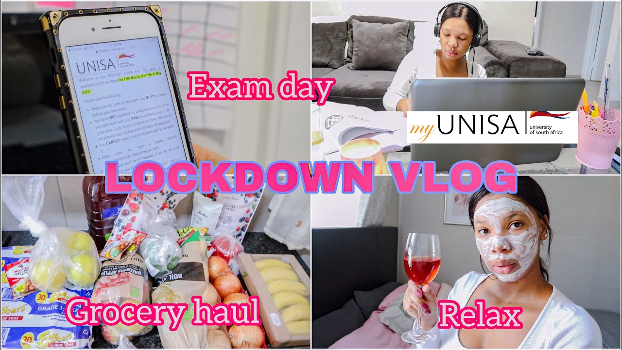 VLOG: EXAMS DURING LOCKDOWN | SOUTH AFRICAN YOUTUBER - YouTube
