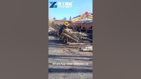 Wood grabber | Excavator Rotating Log Grab - Wheel Excavator Grab