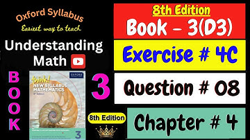 D3 Math Book Chapter 4 Exercise 4C Question # 08 | Surds | 8th Edition | Understanding Math