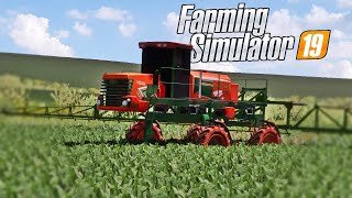 FS19 - Stara Gladiador 2300 Aplicando na soja - Faz.Ressaca - FS19
