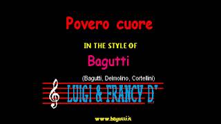 Bagutti - Povero cuore "Sincro (L&F) Karaoke"