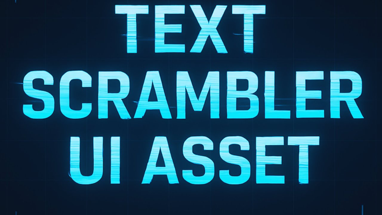 Precision Text Scrambler UI - YouTube