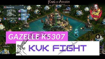 FIGHT 🗡️ FOR THE AVALON TILL LAST MINUTE ⌛| Ft. GAZELLE K5307 |#kingofavalongameplay#kingofavalon