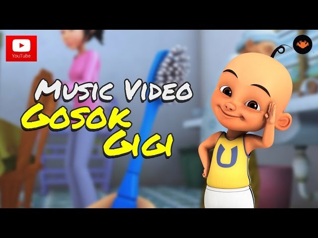 Upin u0026 Ipin - Gosok Gigi [Music Video] class=