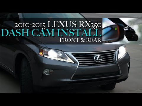 Dash Cam Install 2010 – 2015 Lexus RX350