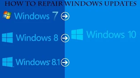 Repair windows updates on 7/8/8.1/10