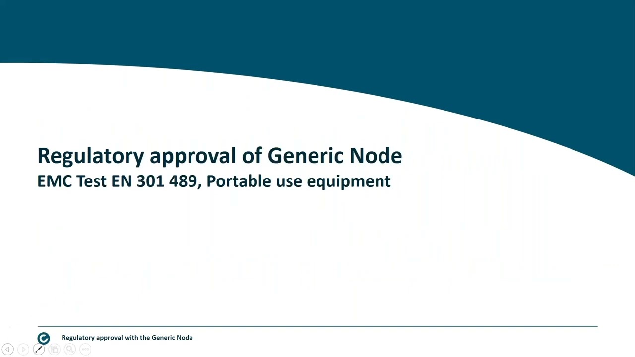 EU Regulatory approval with Generic Node - Markus Ridder, Cetecom - YouTube